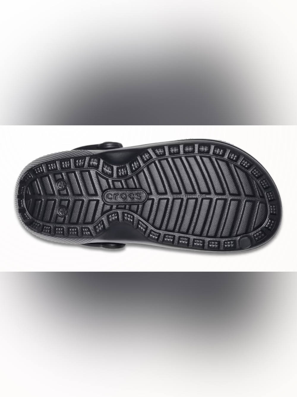 CROCS Black Classic Lined Clog - Picture 3 of 7